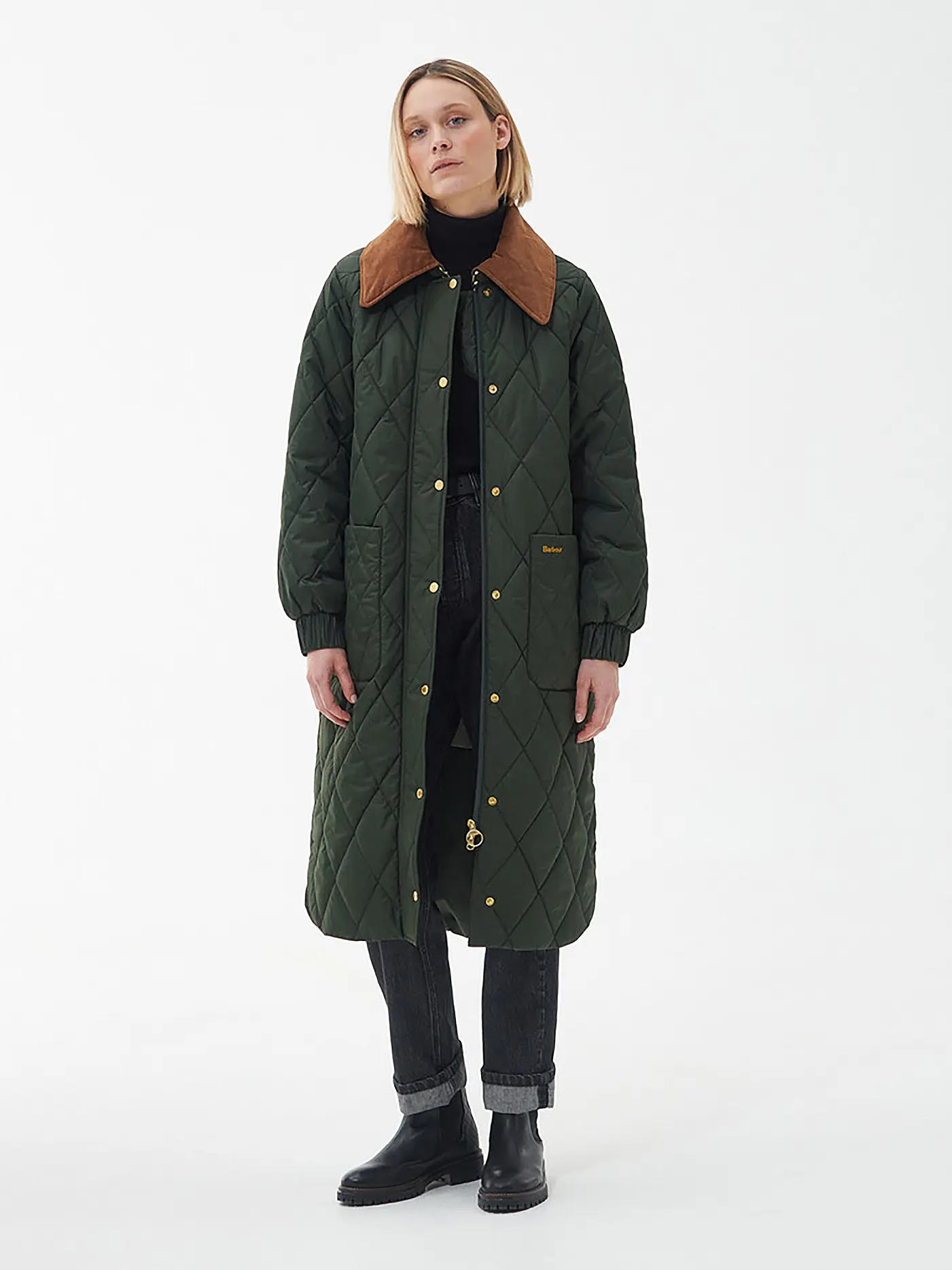 BARBOUR | Steppmantel MARSETT QUILT | olive